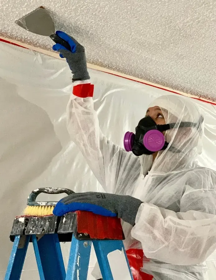 Ceiling leak dry-out in an M Streets home, Dallas